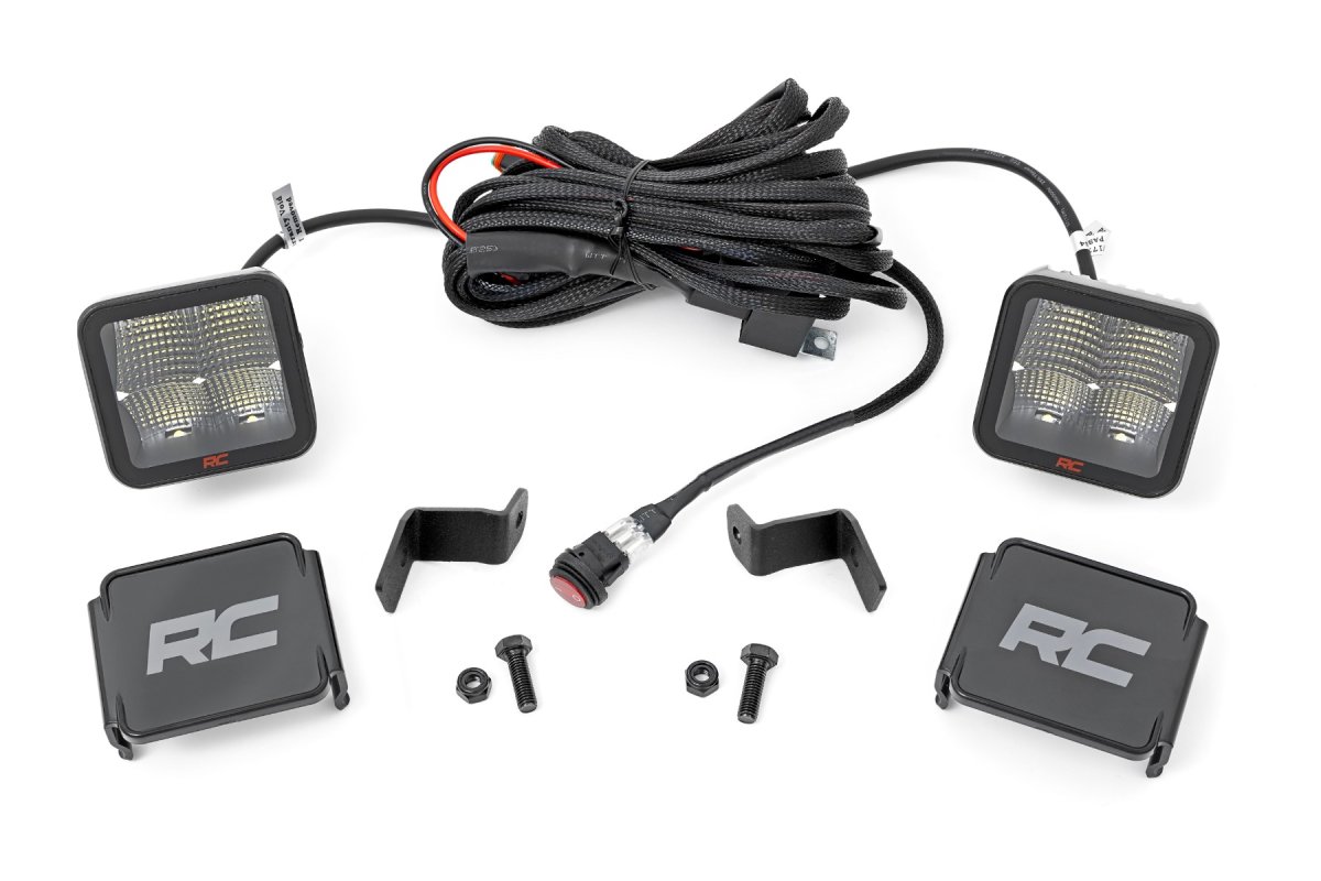 Ford F-150 Lightning LED Light Kit - Ditch Mount - Rough Country - 2